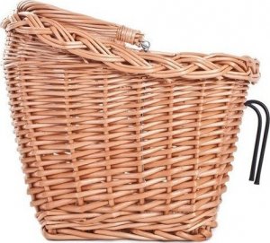 WickerPL Wiklinowy Kosz Rowerowy 46x34 H23/28  cm 4