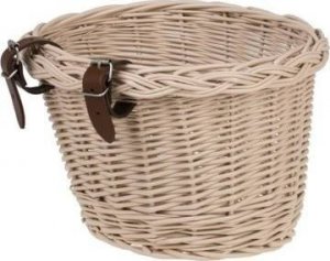 WickerPL AKCESORIA ROWEROWE KOSZ NA ROWER DZIECIĘCY W KOLORZE beżowym 27X22 H17 CM 2