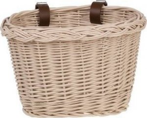 WickerPL AKCESORIA ROWEROWE KOSZ NA ROWER DZIECIĘCY W KOLORZE beżowym 27X22 H17 CM 5
