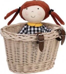 WickerPL AKCESORIA ROWEROWE KOSZ NA ROWER DZIECIĘCY W KOLORZE beżowym 27X22 H17 CM 7