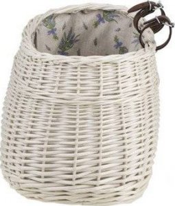 WickerPL AKCESORIA ROWEROWE KOSZ NA ROWER Z WIKLINY OBSZYTY  35x17 H19 cm 4