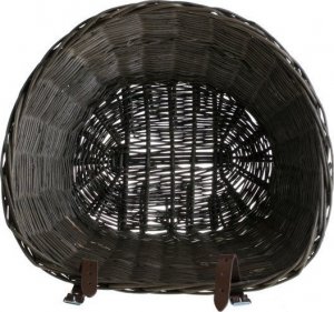WickerPL Wiklinowy Kosz Rowerowy + Paski Skórzane 42x37 H24 cm 7