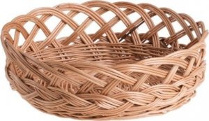WickerPL Okrągła taca wiklinowa 23 H9 cm 2