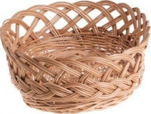 WickerPL Owalna taca wiklinowa na chleb 29x21 H9 cm 4