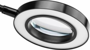 Activeshop LAMPKA LUPA LED SNAKE RING NA BIURKO CZARNA 3