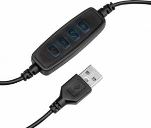 Activeshop LAMPKA LUPA LED SNAKE RING NA BIURKO CZARNA 4