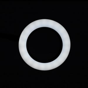 Activeshop LAMPKA LUPA LED SNAKE RING NA BIURKO CZARNA 6