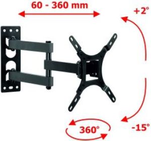 Art Uchwyt ścienny AR-57A 17'' - 42'' 5