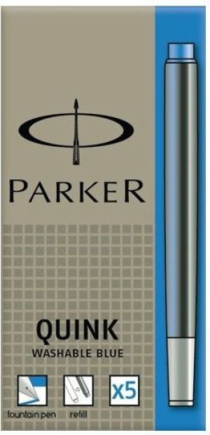Parker naboje zmywalne niebieskie 5 szt. (1950383) 1