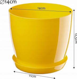 Kadax DONICZKA OSŁONKA Z PODSTAWKĄ DONICA KOLORY 14cm 7