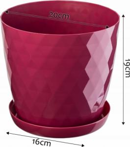 Kadax DONICZKA OSŁONKA Z PODSTAWKĄ DONICA 20cm 9X KOLOR 3