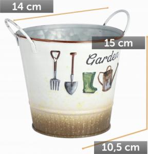 Kadax DONICZKA NA KWIATY ROŚLINY OSŁONKA DONICA 14 cm 3