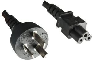 Kabel zasilający MicroConnect Power Cord Notebook 1.8m Black - PE010818ARGENTINA 1