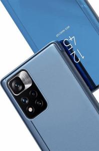 Hurtel Clear View Case futerał etui z klapką Xiaomi Redmi Note 11S / Note 11 czarny 2