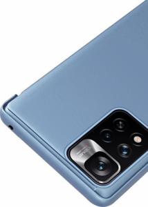Hurtel Clear View Case futerał etui z klapką Xiaomi Redmi Note 11S / Note 11 czarny 3