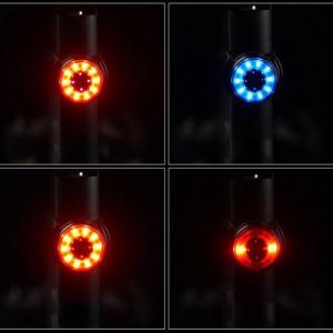 Wozinsky Wozinsky lampka rowerowa tylna LED z micro USB czerwone światło 5 trybów czarna (WRBLB2) 3