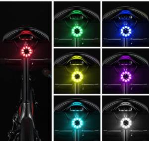 Wozinsky Wozinsky lampka rowerowa tylna LED z micro USB czerwone światło 5 trybów czarna (WRBLB2) 10