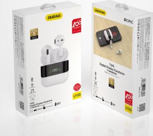 Słuchawki Dudao Dudao U15S słuchawki dokanałowe TWS ze wskaźnikiem stanu naładowania biały (U15S) 5