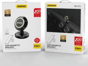 Dudao Dudao F6H+ uchwyt samochodowy magnetyczny czarny (F6H+) 5