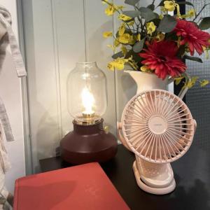 Wentylator USB Joyroom Joyroom CheerSummer wiatrak wentylator biurkowy przenośny zdalnie sterowany różowy (JR-CY363-RC pink) 12