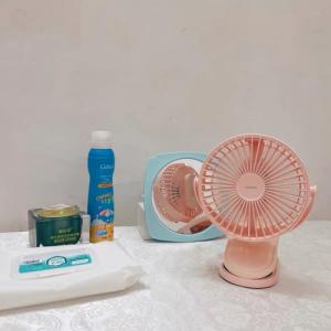 Wentylator USB Joyroom Joyroom CheerSummer wiatrak wentylator biurkowy przenośny zdalnie sterowany różowy (JR-CY363-RC pink) 4