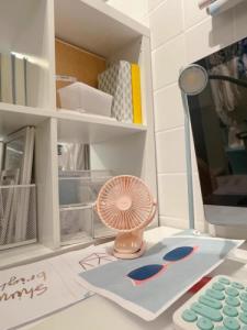 Wentylator USB Joyroom Joyroom CheerSummer wiatrak wentylator biurkowy przenośny zdalnie sterowany różowy (JR-CY363-RC pink) 9