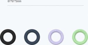 Nillkin Nillkin SnapHold 2x samoprzylepna magnetyczna naklejka uchwyt magnetyczny kompatybilny z MagSafe fioletowy 17