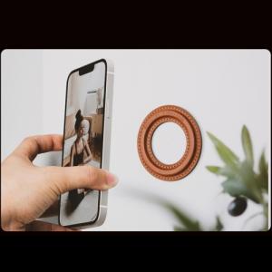 Nillkin Nillkin SnapHold samoprzylepna magnetyczna naklejka uchwyt magnetyczny kompatybilny z MagSafe fioletowy 9