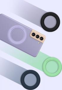 Nillkin Nillkin SnapLink 2x samoprzylepna magnetyczna naklejka na telefon uchwyt magnetyczny czarny (kompatybilna z MagSafe) 3