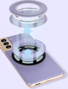 Nillkin Nillkin SnapLink 2x samoprzylepna magnetyczna naklejka na telefon uchwyt magnetyczny czarny (kompatybilna z MagSafe) 5