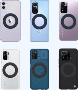 Nillkin Nillkin SnapLink 2x samoprzylepna magnetyczna naklejka na telefon uchwyt magnetyczny miętowy (kompatybilna z MagSafe) 13