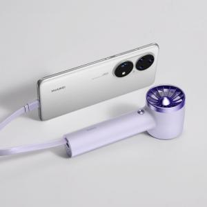 Wentylator Baseus Baseus mini wentylator wiatrak powerbank z wbudowanym kablem USB Typ C 4000mAh fioletowy (ACFX010105) 15