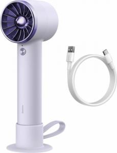 Wentylator Baseus Baseus mini wentylator wiatrak powerbank z wbudowanym kablem USB Typ C 4000mAh fioletowy (ACFX010105) 19