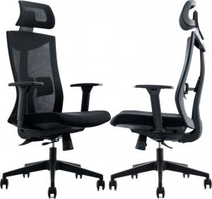 Krzesło biurowe Mozos Ergo-F Czarne 1