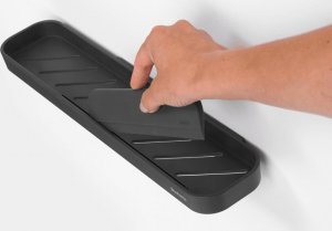 Koszyk prysznicowy Brabantia PÓŁKA PRYSZNICOWA MINDSET ZE ŚCIĄGACZKĄ SZARA 303609 6