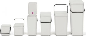 Kosz na śmieci Brabantia Kosz Sort&Go 40l Jasny Szary 214424 5