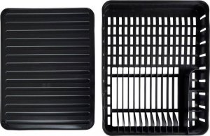 Vilde Suszarka na naczynia ociekacz do naczyń czarny loft 39,8x31x12 cm 9