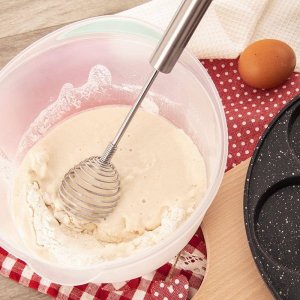 Orion Trzepaczka ubijaczka do piany jaj spiralna kuchenna stalowa 26 cm 3