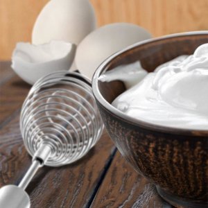 Orion Trzepaczka ubijaczka do piany jaj spiralna kuchenna stalowa 26 cm 7