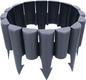 Vilde Palisada OGRODOWA, obrzeże, płotek ogrodowy do grządek, trawnika, 2,5m, GRAFITOWY 6