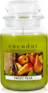 Cocodor Świeca duża 550 g Sweet Pear PCA30435 1