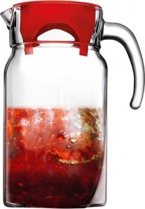Orion Dzbanek szklany do wody kompotu napojów lemoniady z uchwytem i pokrywką 1,75 l 1