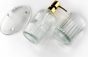 Bathlab ARI Komplet Łazienkowy 400ml złota pompka 2