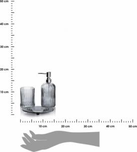 Bathlab ARI GREY Komplet Łazienkowy 400ml 3
