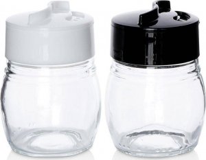 Excellent Houseware Solniczka i pieprzniczka szklana zestaw 2 szt. 5