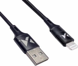 Kabel USB Wozinsky USB-A - Lightning 1 m Czarny (5907769301186) 3