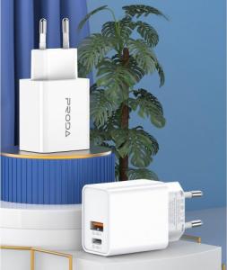 Ładowarka Proda A38 1x USB-A 1x USB-C 3 A (6971278729167) 6