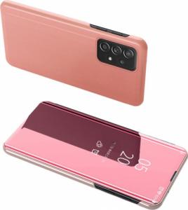 Hurtel Clear View Case futerał etui z klapką Samsung Galaxy A33 5G różowy 1