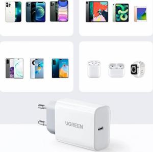 Ładowarka Ugreen CD137 1x USB-C  (UGR1307WHT) 4