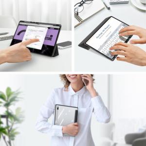 Etui na tablet Dux Ducis Dux Ducis Toby pancerne etui z klapką Smart Case do Samsung Galaxy Tab S8 Ultra z uchwytem na rysik czarny 8